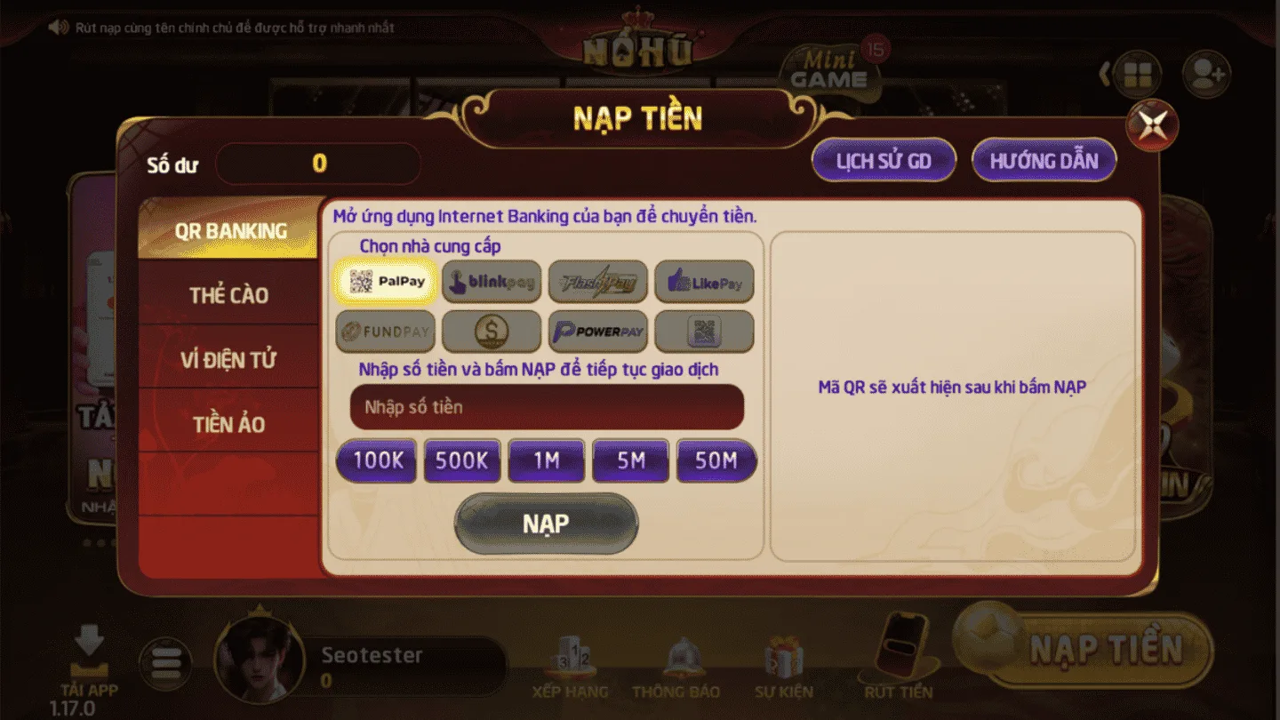 Cổng thanh toán đa dạng Nohuwin